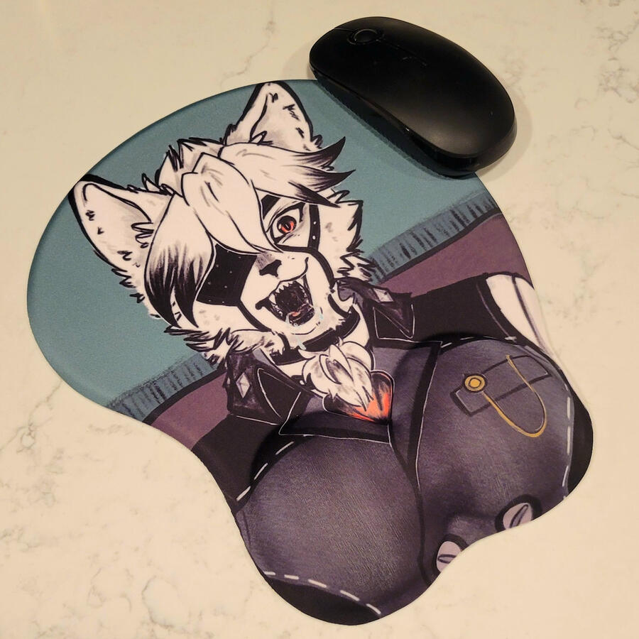 Oppai Mousepad of Von Lycaon from ZZZero