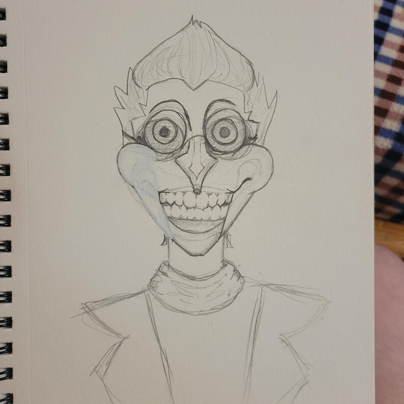 Various stages of Spam- "Ah, the woes of graphite under white paint"