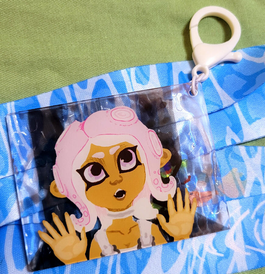 Side Order Acrylic Tag - smooth side; findings sourced and attached in-house