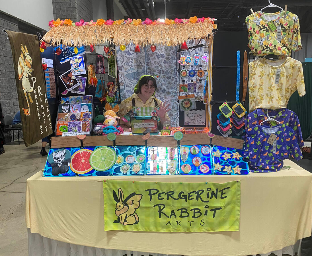 Otakon 2025 (Midday, Day 3)- 8 feet, modded througought the weekend for products selling out