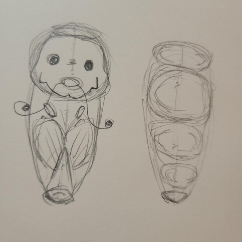 ... -2 (plush in 3D space)