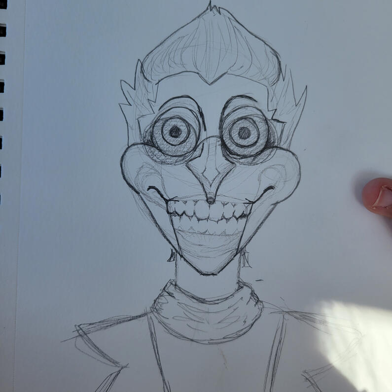 Various stages of Spam- "Honey don't you think you can draw something less disturbing at this market"