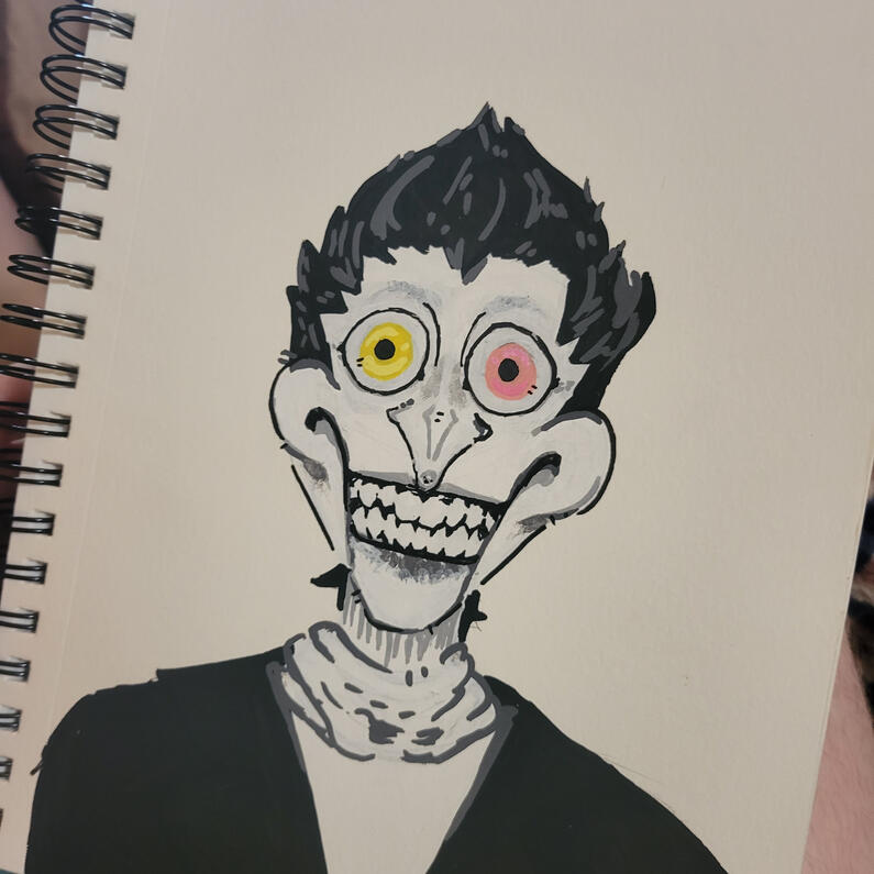 Various stages of Spam- "he looks... bitey."